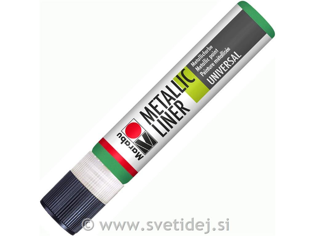 Metalic liner 25ml svetlo zelen