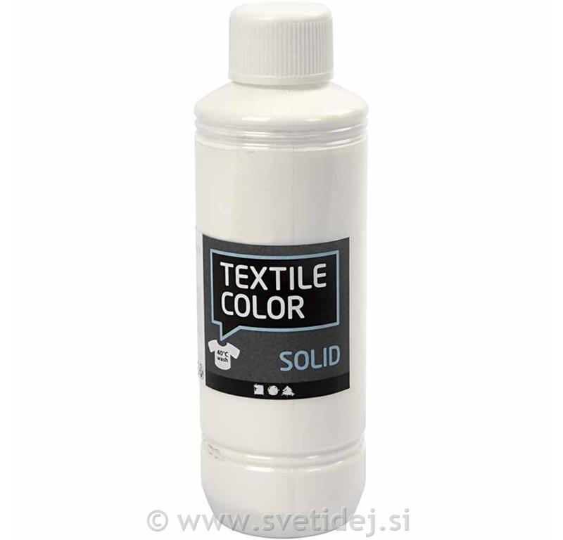 Textile Solid, bela, 250 ml