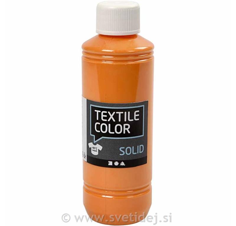 Textil Solid, oranžna, 250 ml