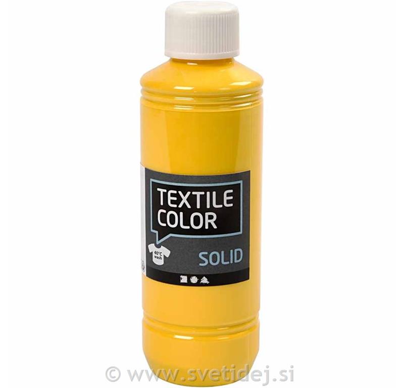 Textile Solid, rumena, 250 ml