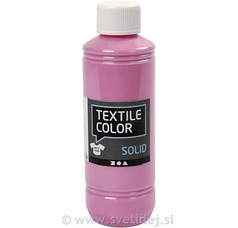 Textile Solid, pink, 250 ml