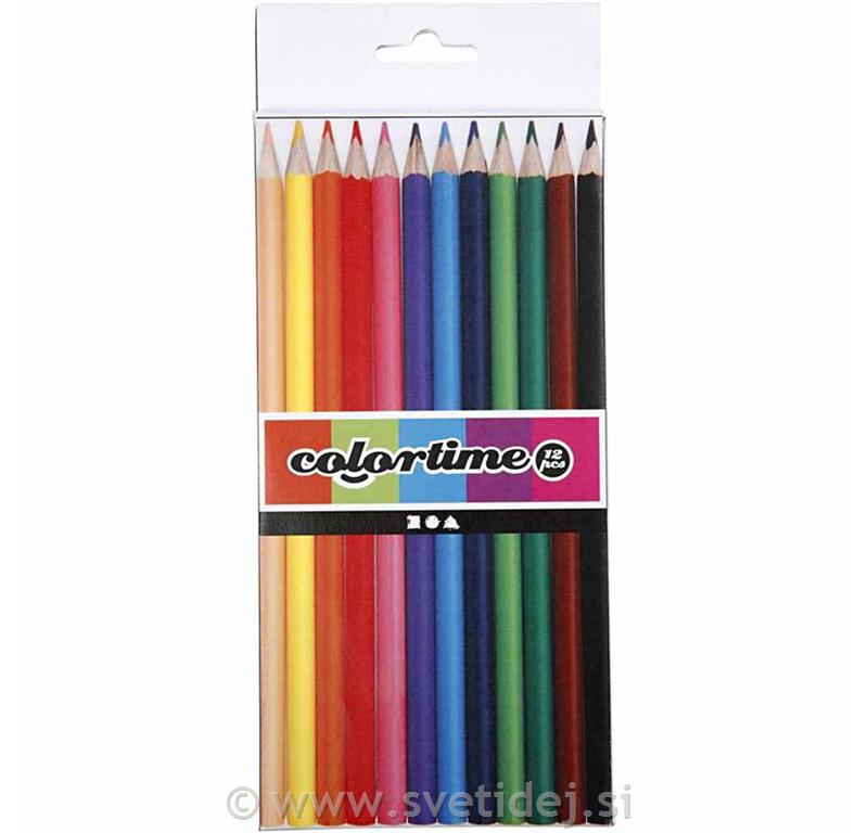 Colortime barvni svinčniki, set 12