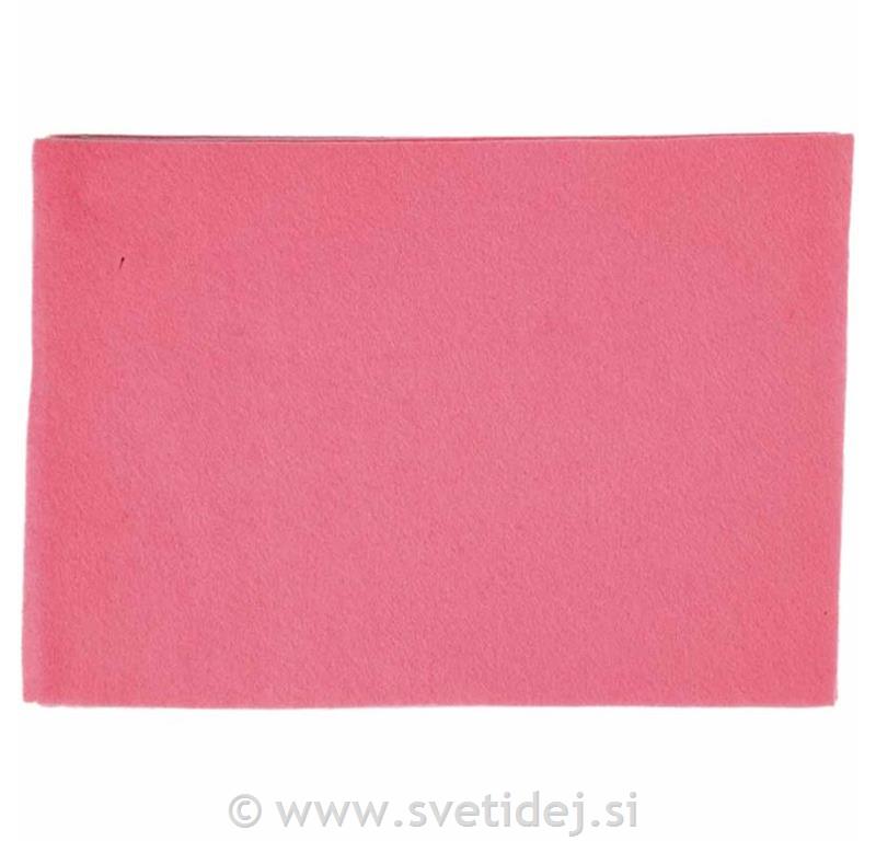 Filc 21x30 cm, pink, set 10