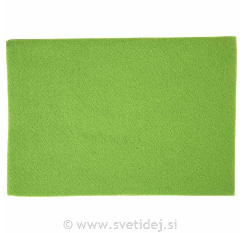 Filc 21x30 cm, sv.zelen, set 10