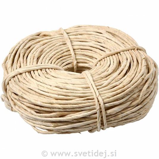 Ročno zvita koruzna vrv 3-4 mm, 500 g