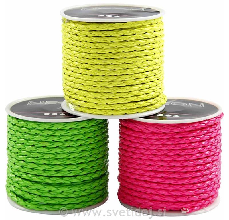 Pletene vrvice 3 mm, set 3x25 m