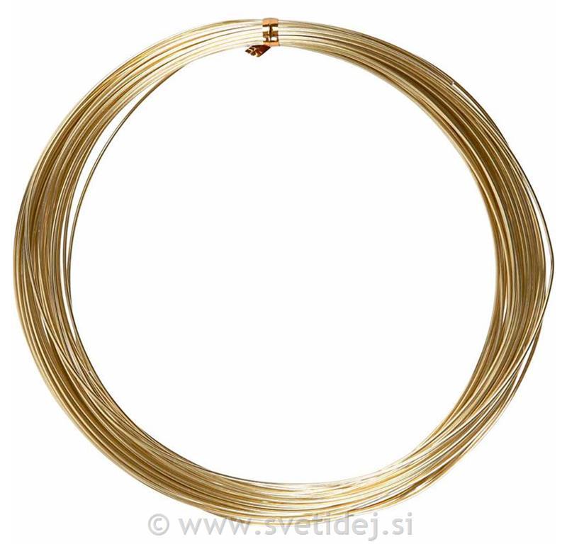 Žica za oblikovanje 1 mm, zlata, 16 m