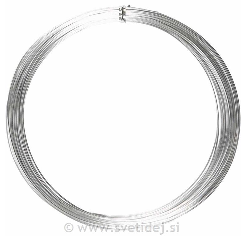 Žica za oblikovanje 1 mm, srebrna, 16 m