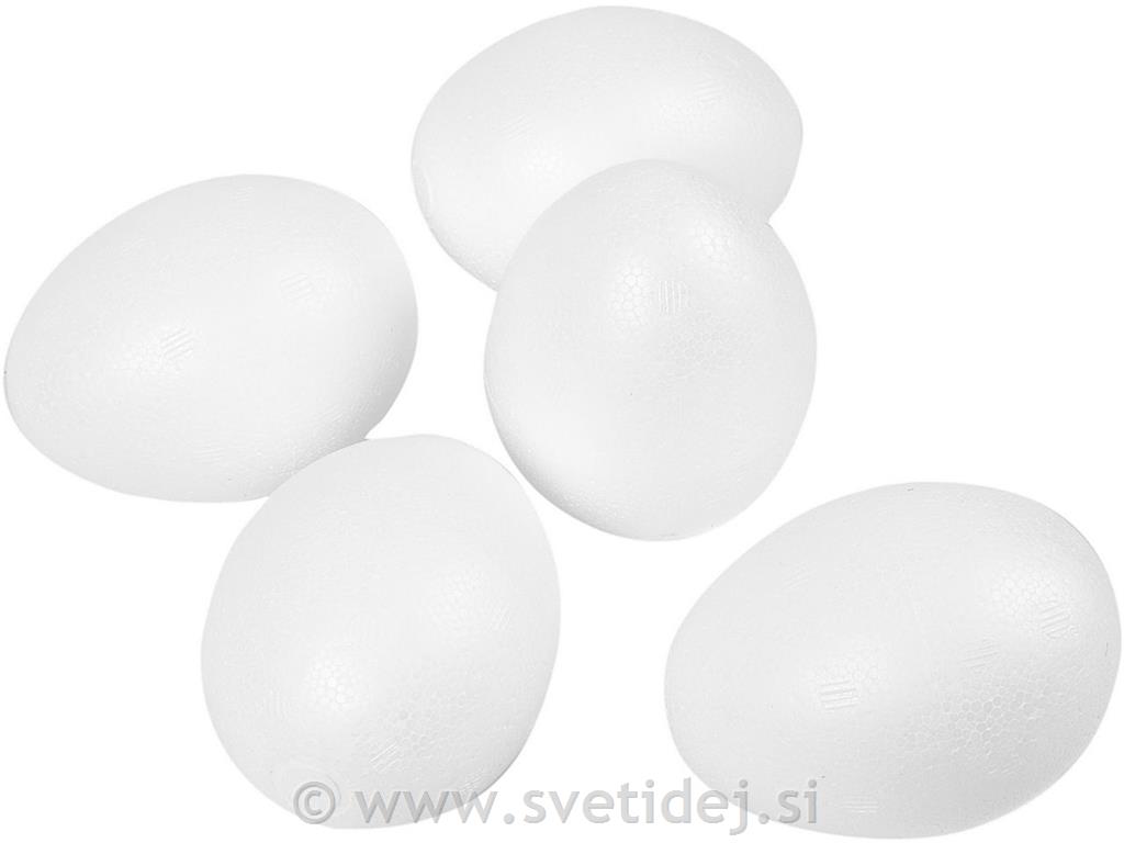 Stiropor jajce 8 cm, set 50