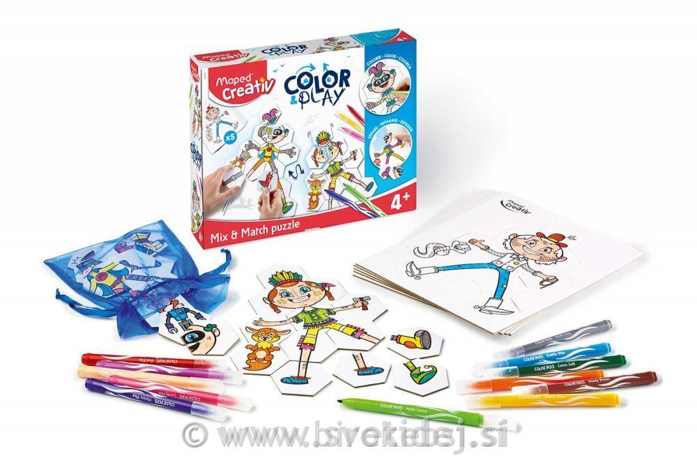 SET KREATIVNI MAPED PUZZLE