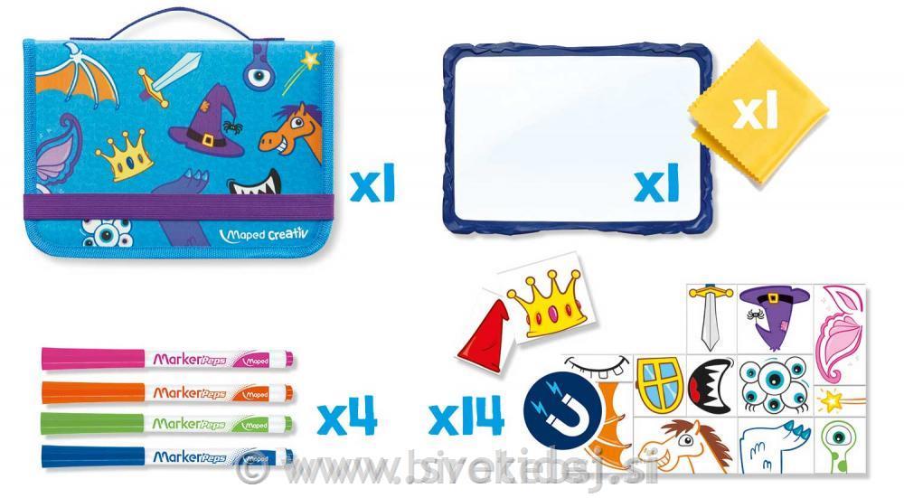 SET KREATIVNI MAPED TRAVEL MAGNET