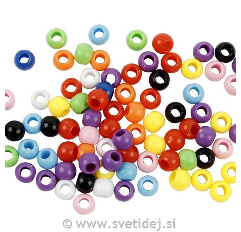 Perle plastične 6 mm, 700 ml