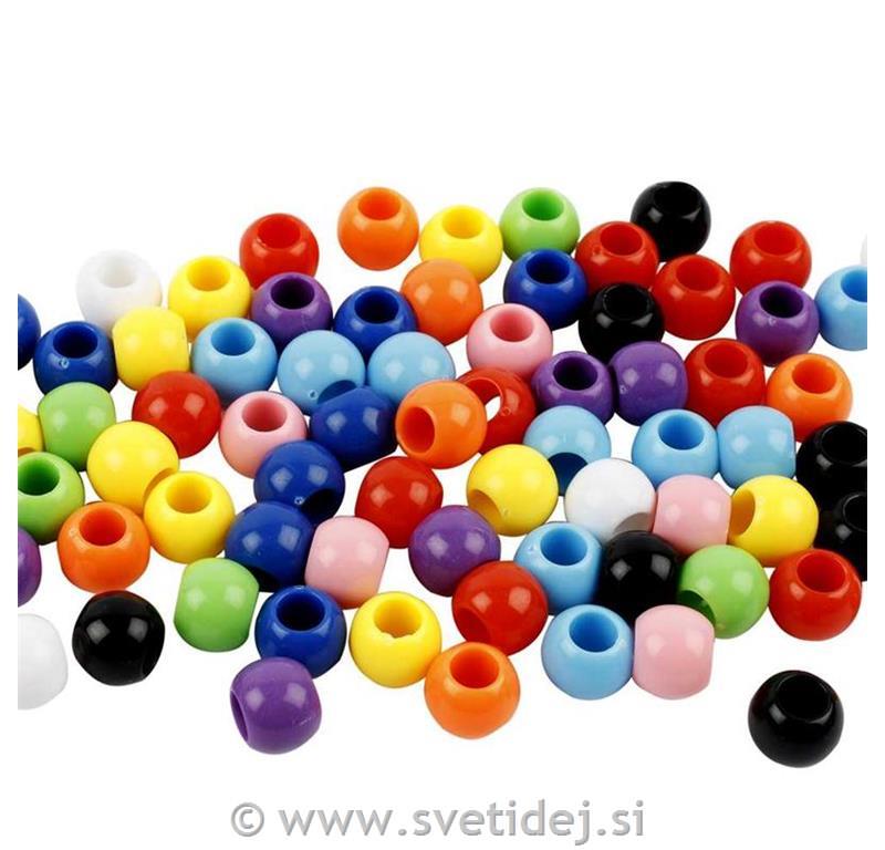 Perle plastične 10 mm, 700 ml