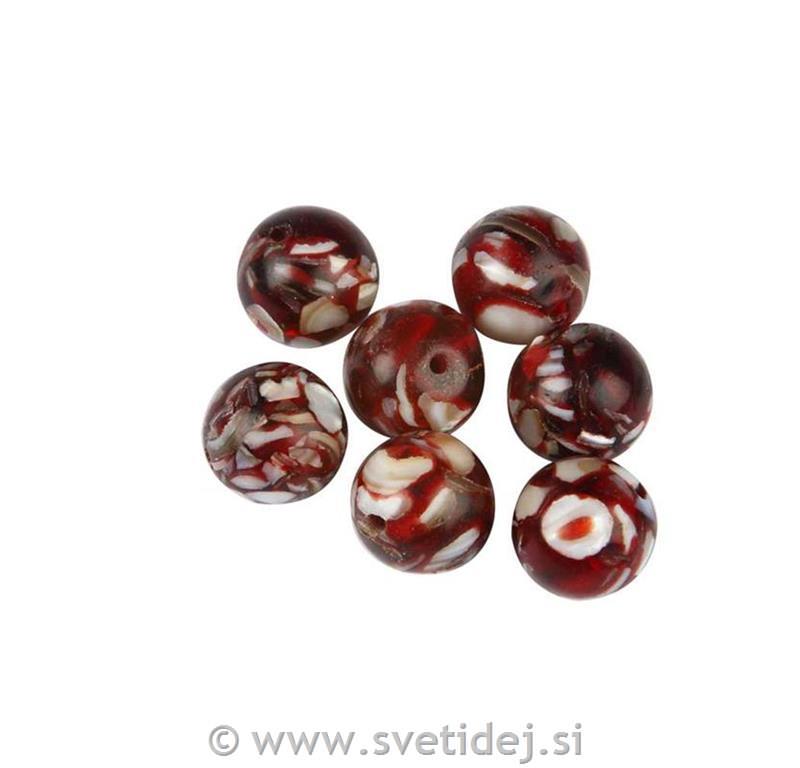 Perle iz školjk 15 mm, set 26