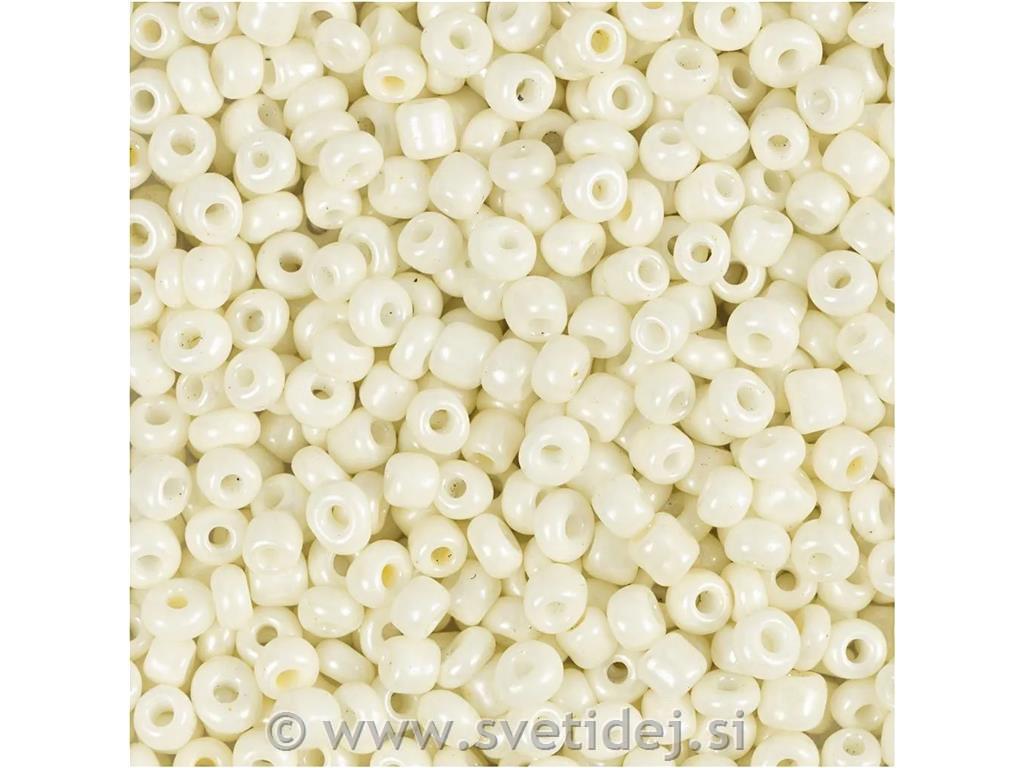 Rocailles perlice 2 mm, beige, set 25 g