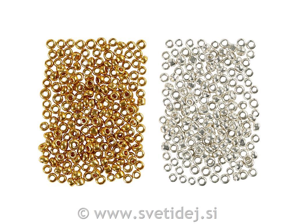 Perlice 2 mm, luknja 0,8 mm, 2x7 g