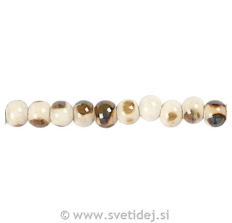 Keramične perle 10 mm, set 24