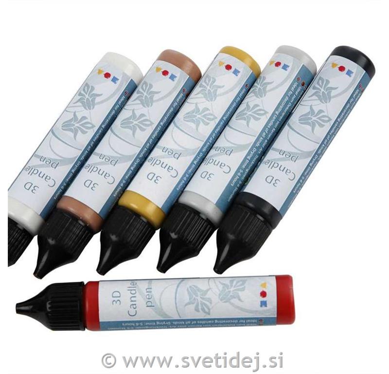 Candle Pen, 6 x 25 ml