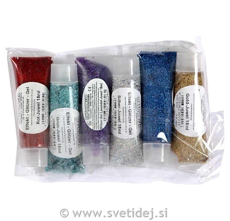 Glitter Gel set 6x18 ml