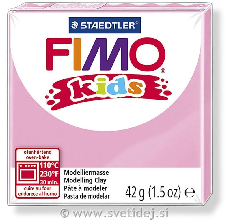 Fimo Kids masa, roza, 42 g