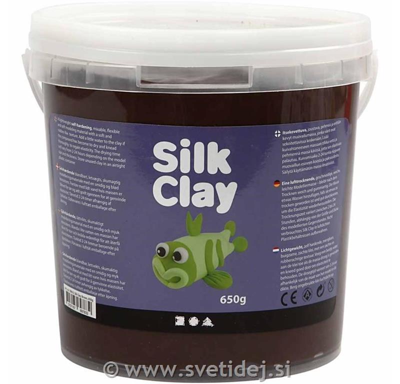 Silk Clay rjav, 650 g