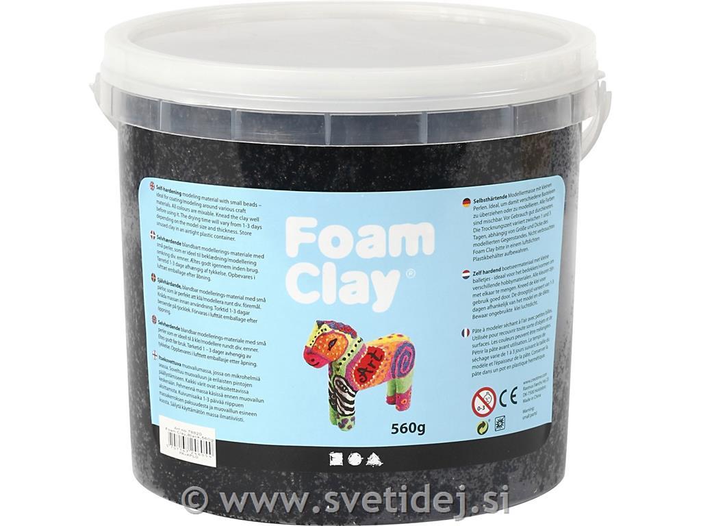 Foam Clay, črn, 560 g