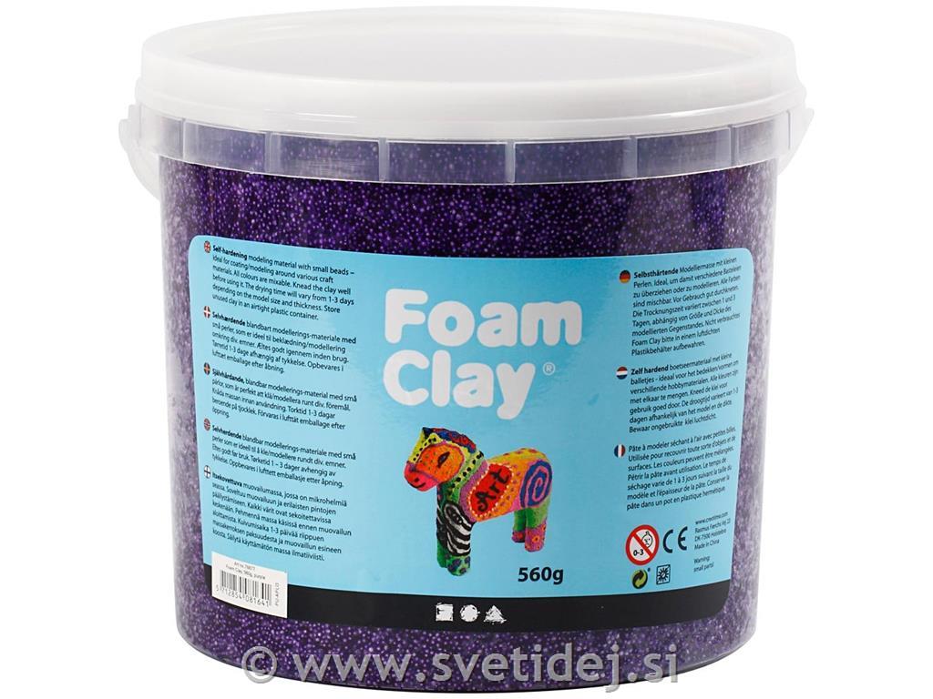 Foam Clay vijoličen 560 g