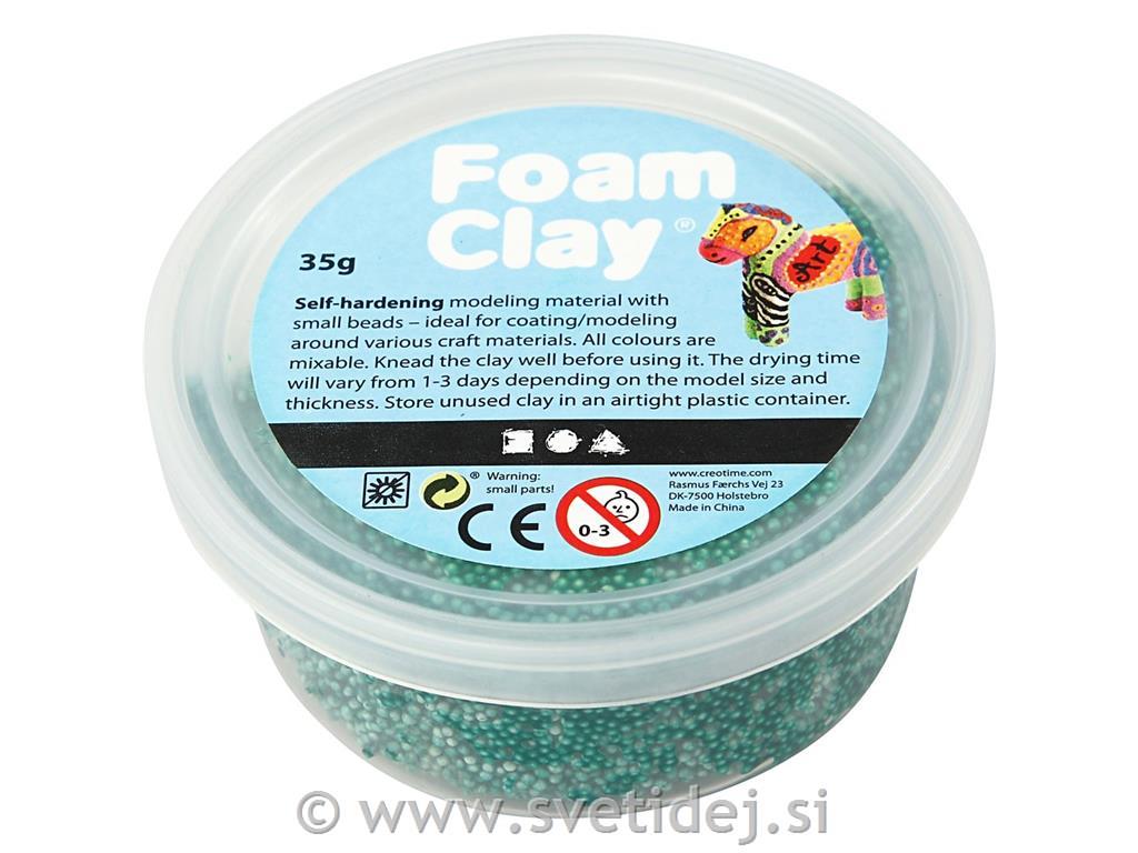 Foam Clay temno zelen 35 g