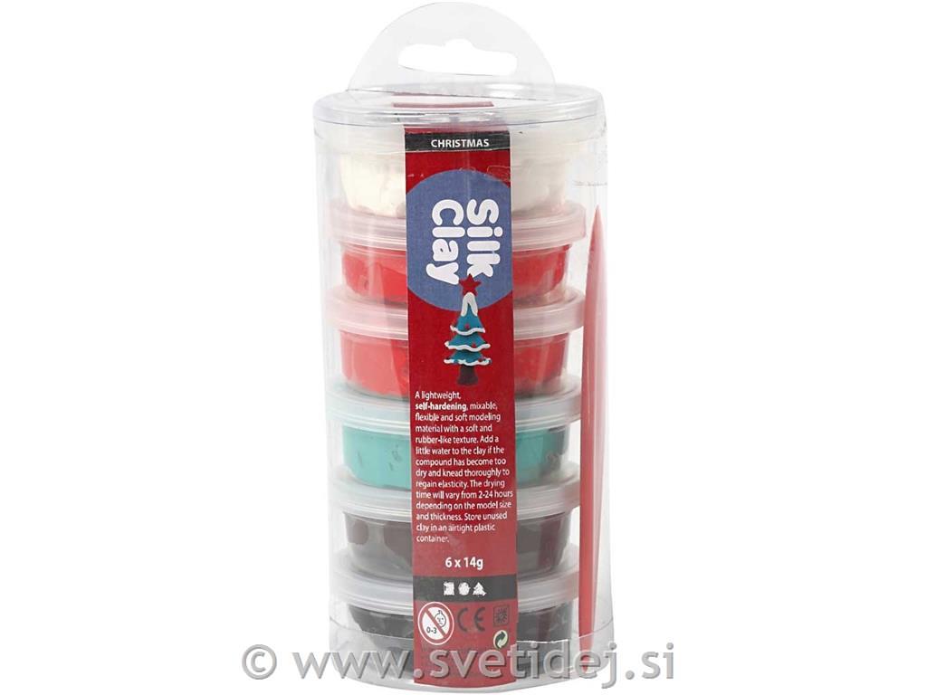 Silk Clay set Božič 6x14 g