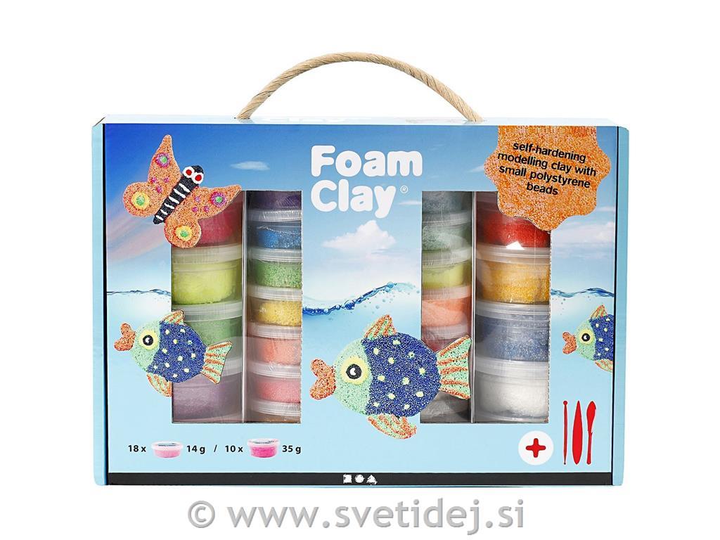 Foam Clay set 10x35 g, 18x14 g