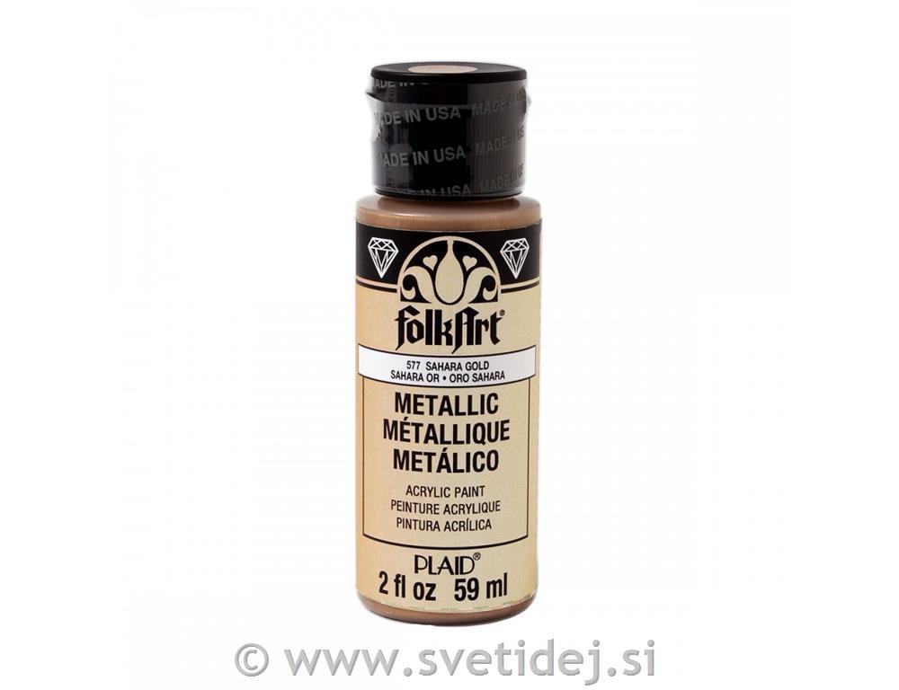 Folkart metalik akrilna barva 59 ml,