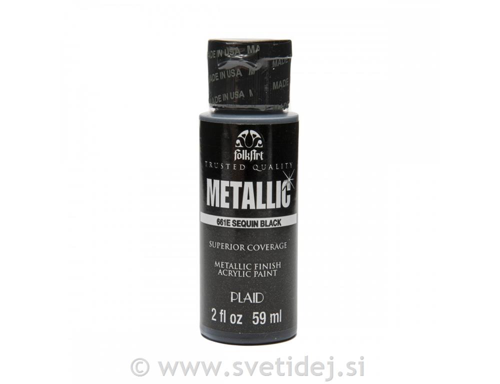 Folkart metalik akrilna barva 59 ml,