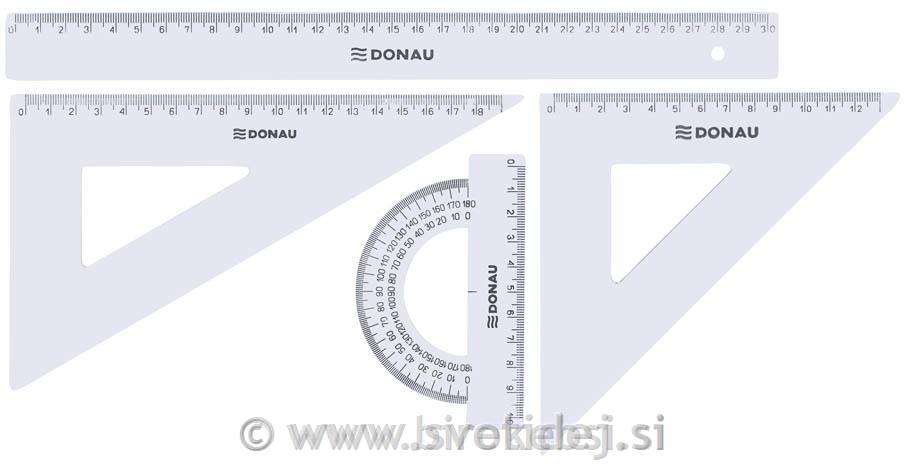 Geometrijski set ravnil