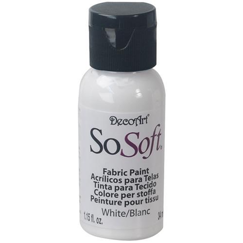 SoSoft b.za tekstil 29 ml, bela