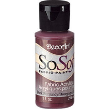 SoSoft b.za tekstil 29 ml, burgundy