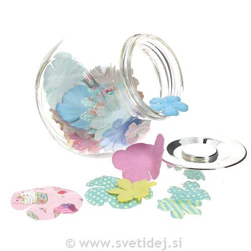 Steklena posodica 100 ml, 6,5 cm, set 6