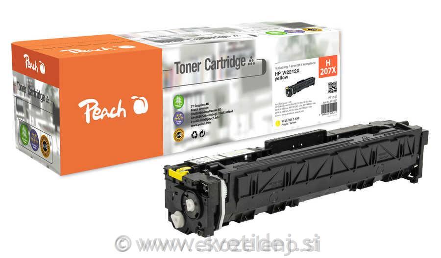 Toner Peach HP207X, yellow