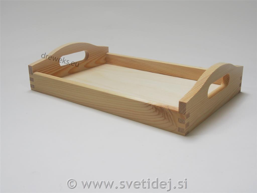 Pladenj lesen 50x30x6,3 cm