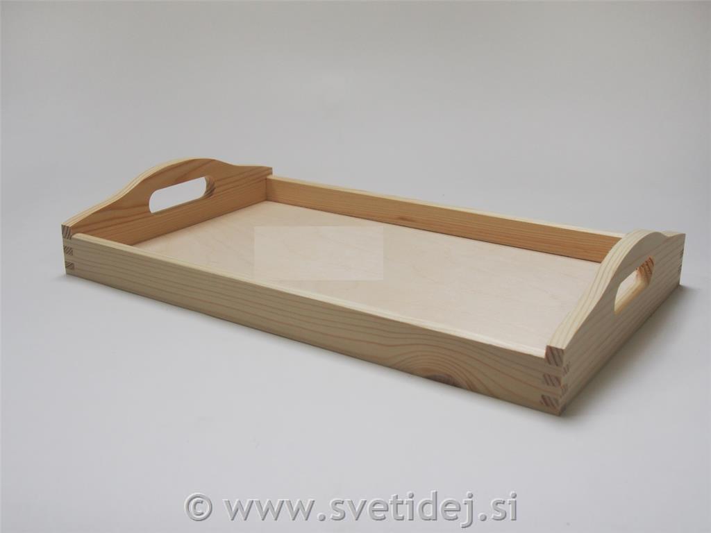 Pladenj lesen 39,5x24x6,3 cm